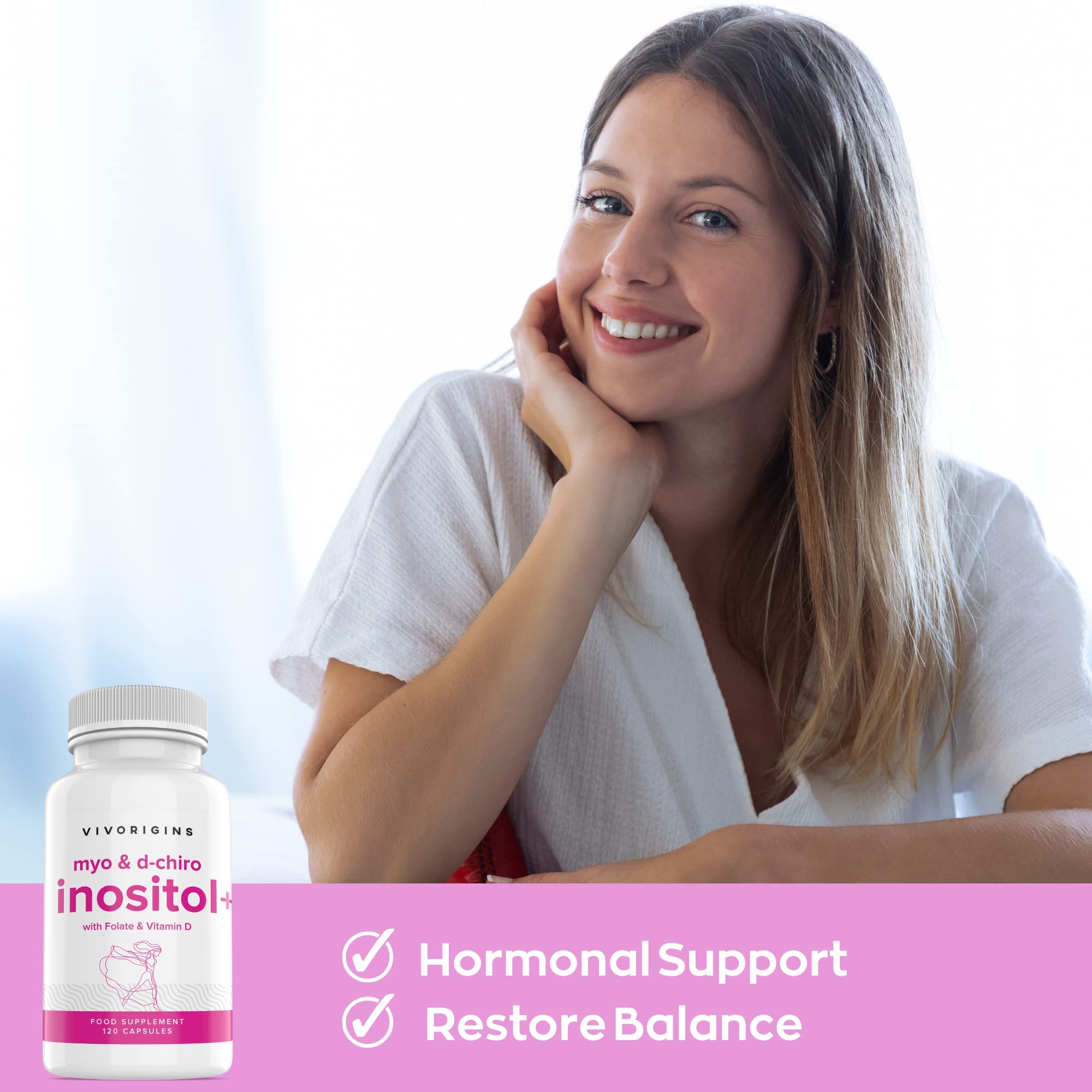 Buy Premium Inositol Capsules MyoInositol and DChiro Inositol Plus