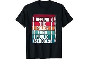 Defund The Police Fund Public Schools Retro Vintage T-Shirt