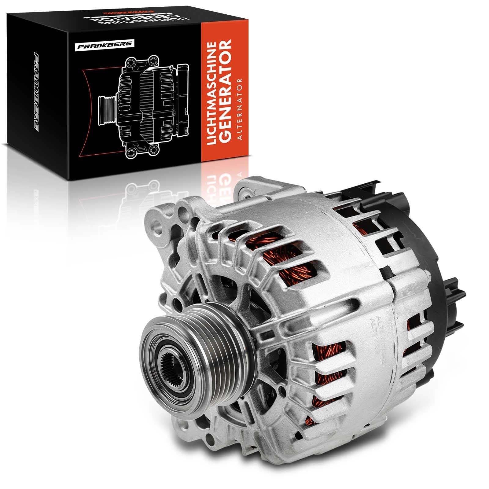 Frankberg Lichtmaschine Generator Kompatibel mit A1 8X1 8XK 8XA 8XF 2011-2018 A3 8P1 8P7 8PA 2003-2013 TT 8J3 8J9 2008-2014 Fabia 542 545 NJ3 NJ5 2010-Heute