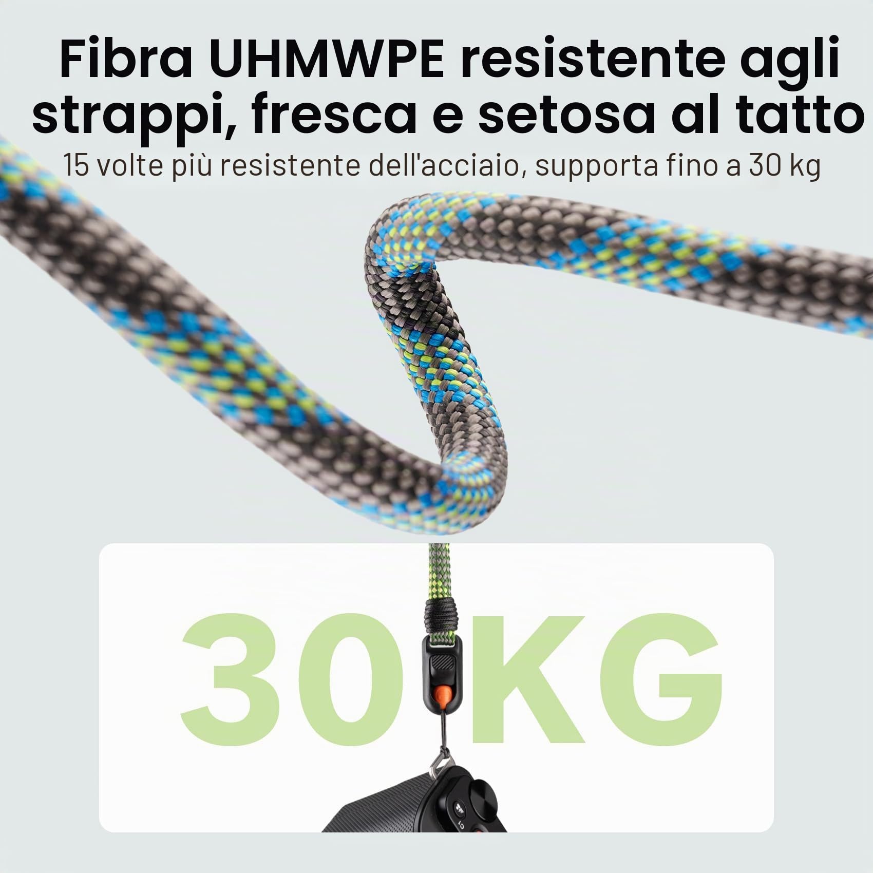 PGYTECH Cinturino per Fotocamera Slim Regolabile con Sgancio Rapido 820-1360mm Leggero per Fotocamere Mirrorless/Compatte/Instax/Digitali, Stile Outdoor