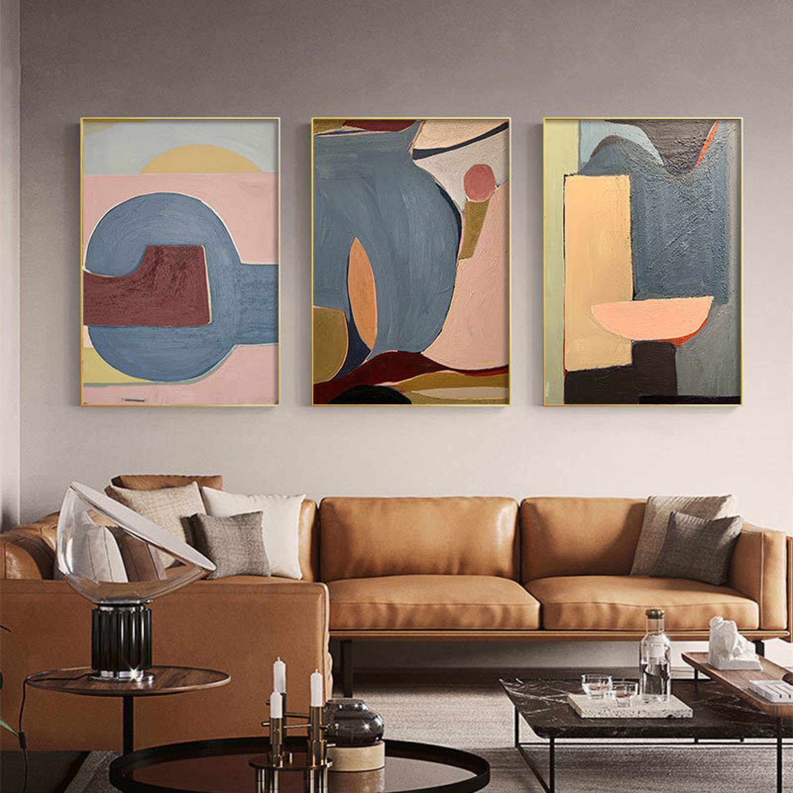Bloc de couleur peinture décorative pour masquer un mur vide chambre - 8