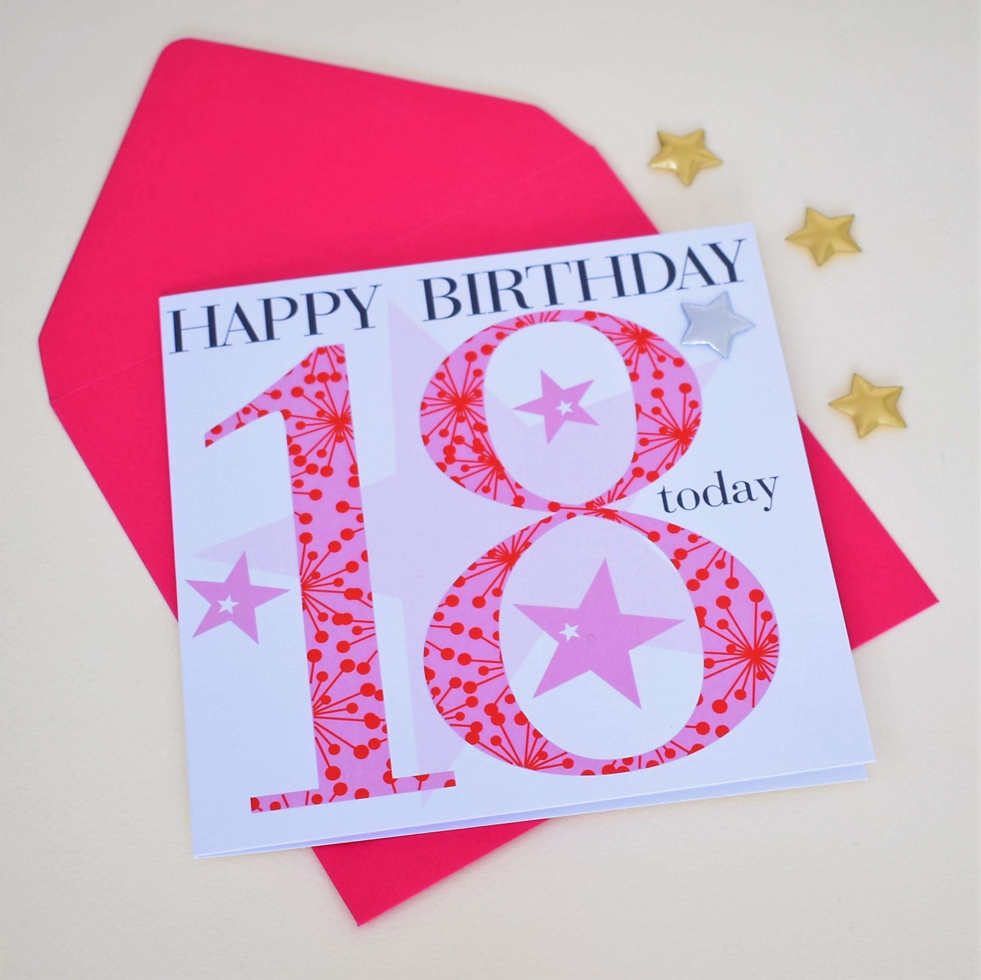 Hunts England - Biglietto di auguri per il 18° anniversario del