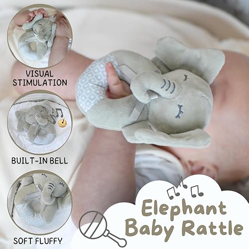 Miniatura 4 de Regalos para baby shower  Cesta de regalo de bebé neutro para niñas y niños recién nacidos  Cesta de regalo esencial para bebés recién nacidos con