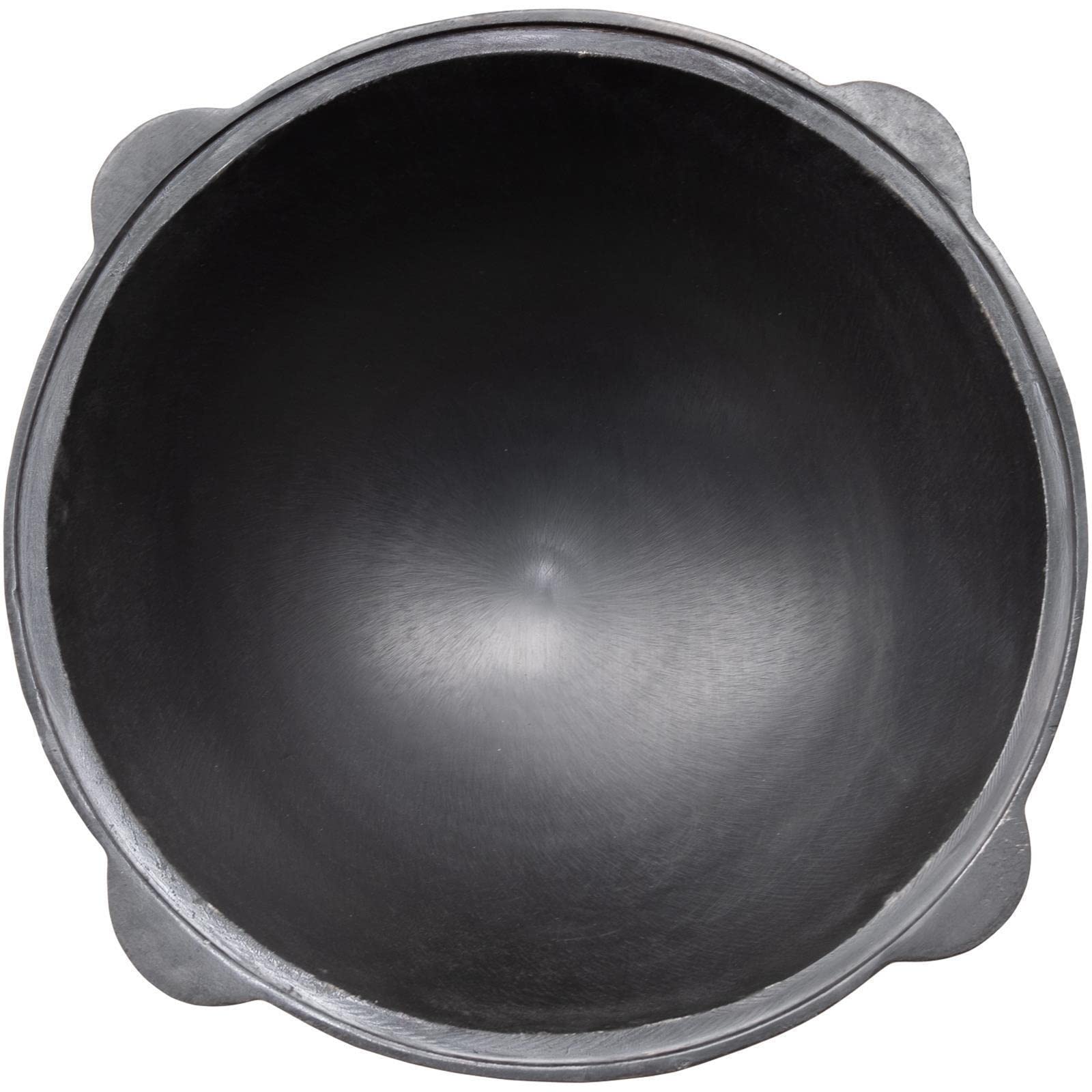 Kasan Gusseisen 16 Liter Original Usbekischer Kazan INNEN GLATT GESCHLIFFEN Asien Wok Dutch Oven