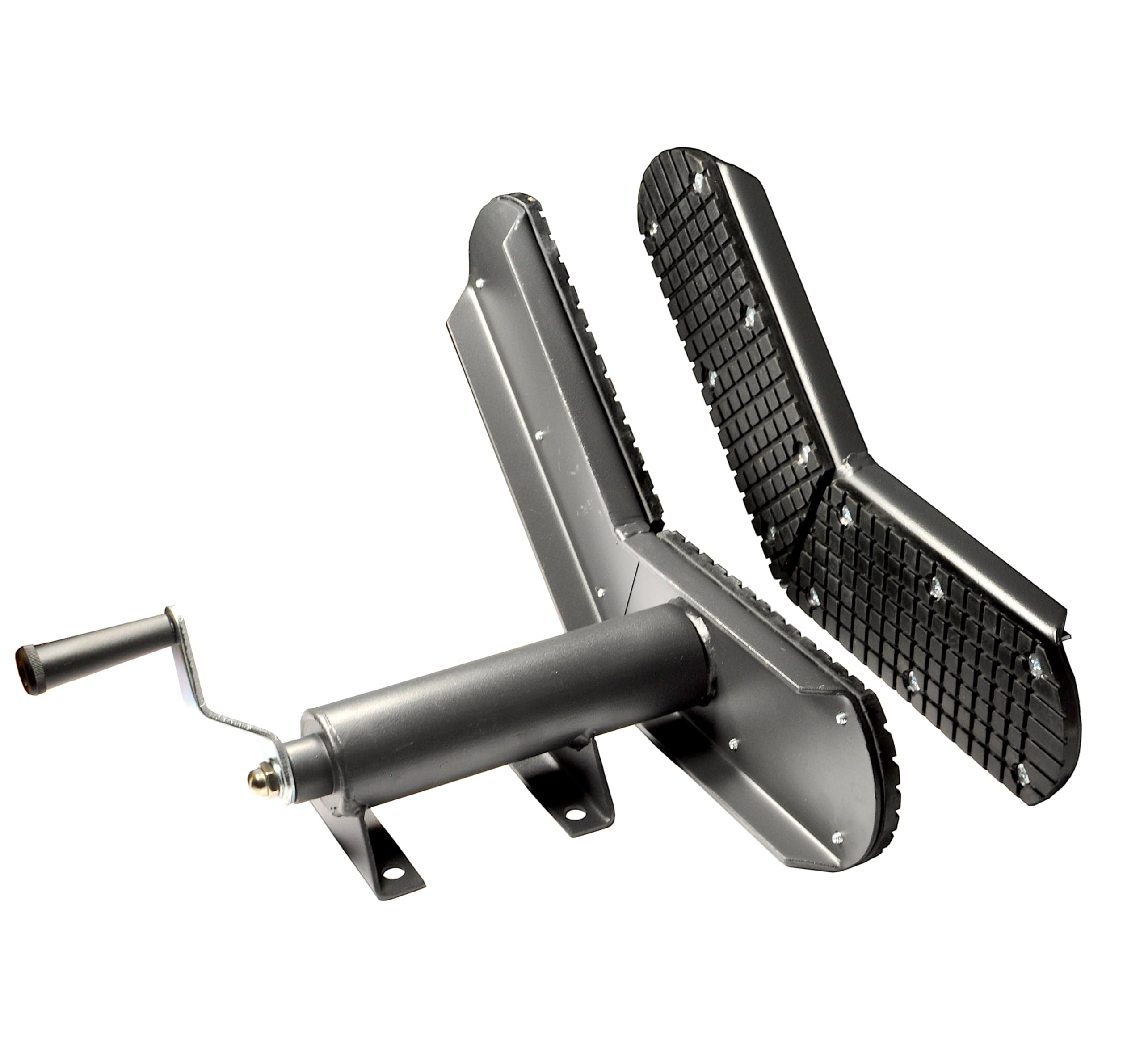 Radklemme für Motorrad Radhalter Motorradhebebühne Gummi mit Verstellbarer Kurbel bis Öffnungsweite 170 mm Motorradständer Hebeühne passend für alle gängigen Vorderräder & viele Hinterräder