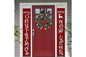 Joyous Christmas and Happy New Year Celebration Wall Banners