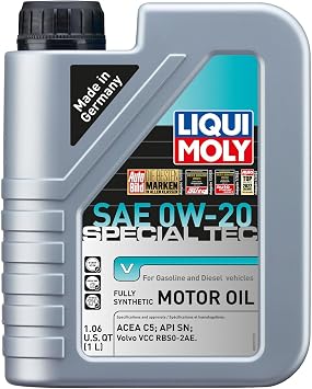 LIQUI MOLY Special Tec V SAE 0W-20 | 1 L | Fully synthetic engine oil | SKU 20198