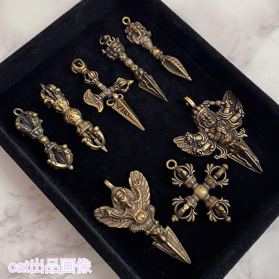 チベット密教法具 五鈷杵 バジュラ カツマ 独鈷杵 カルタリ プルパ 金剛杭 Amazon.co.jp: チベット密教法具 五鈷杵 バジュラ カツマ 独鈷杵