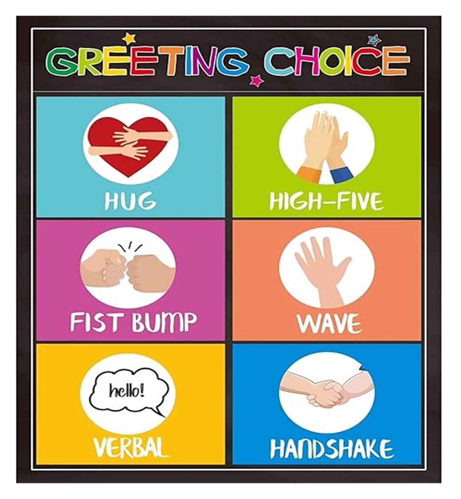 MDBJTCYZN Classroom Decor Rules Poster Back To School For Preschool Middle High School
