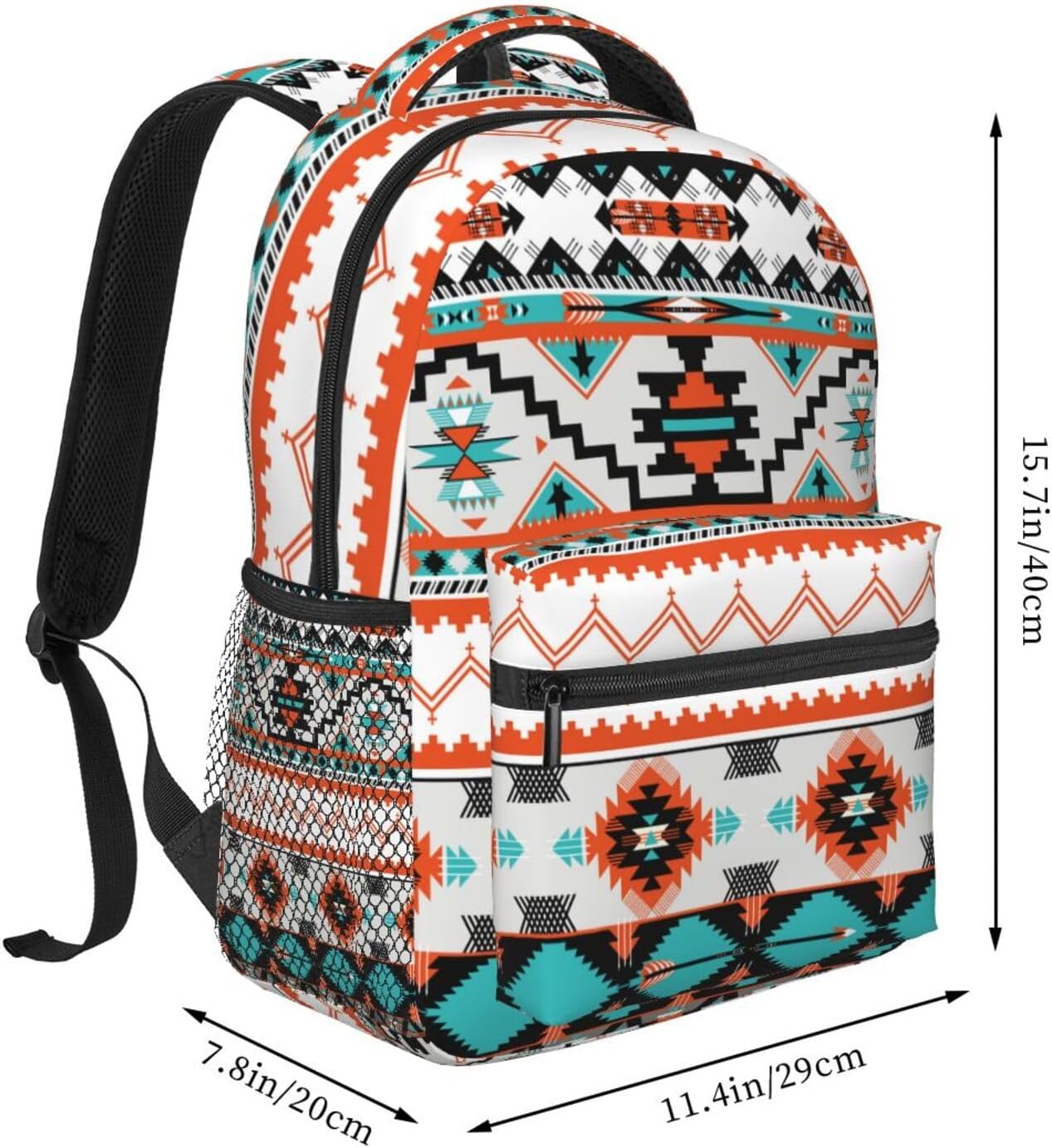 Aztec Western Tribal Backpack For School Laptop Bags Bookbag Big Casual Daypack For Student Girls Boys Kids Teens Travel Sports Work - Image 2