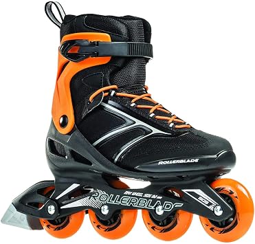 Rollerblade 076204009567 Zetrablade Rental Black/Orange 7
