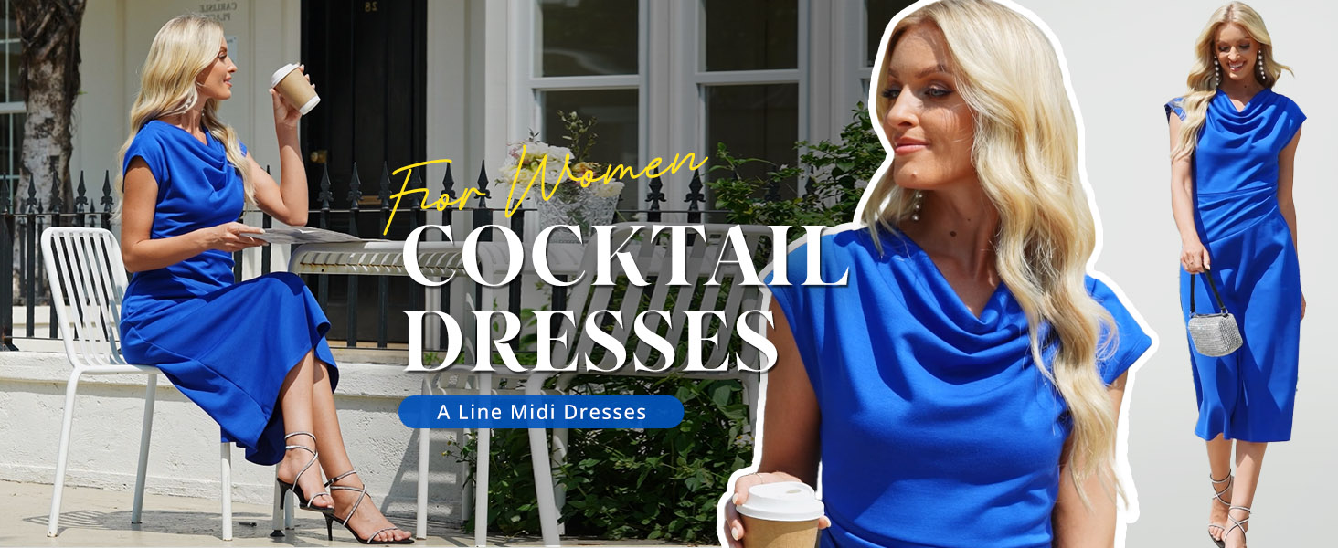 Watch Happy Sailed Cocktail Dresses for Women Wedding Guest Dress on Amazon Live