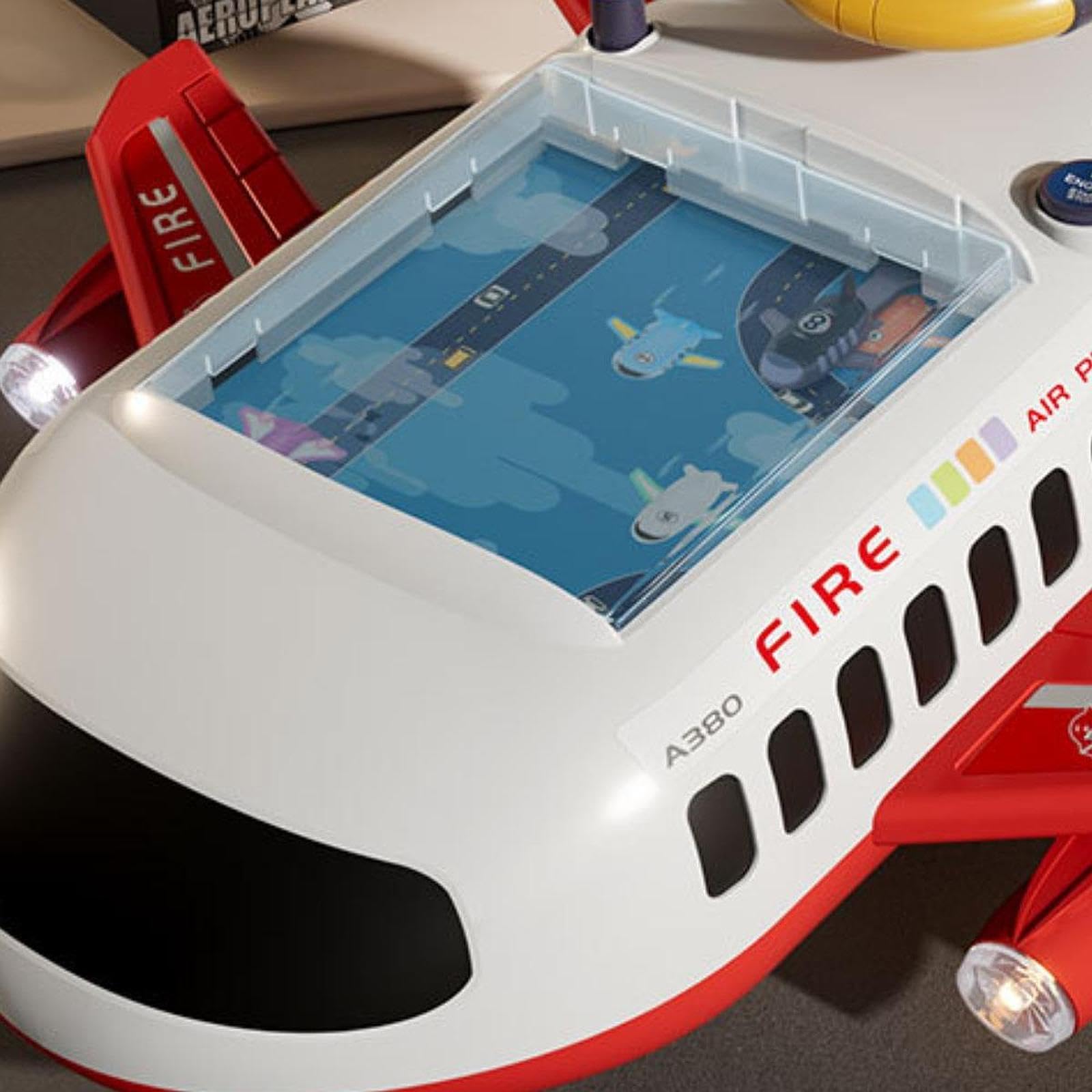 Giocattolo per Auto con Volante Musicale, Gioco di Guida Simulata, Coordinazione con Suoni E Luci per Bambini Piccoli