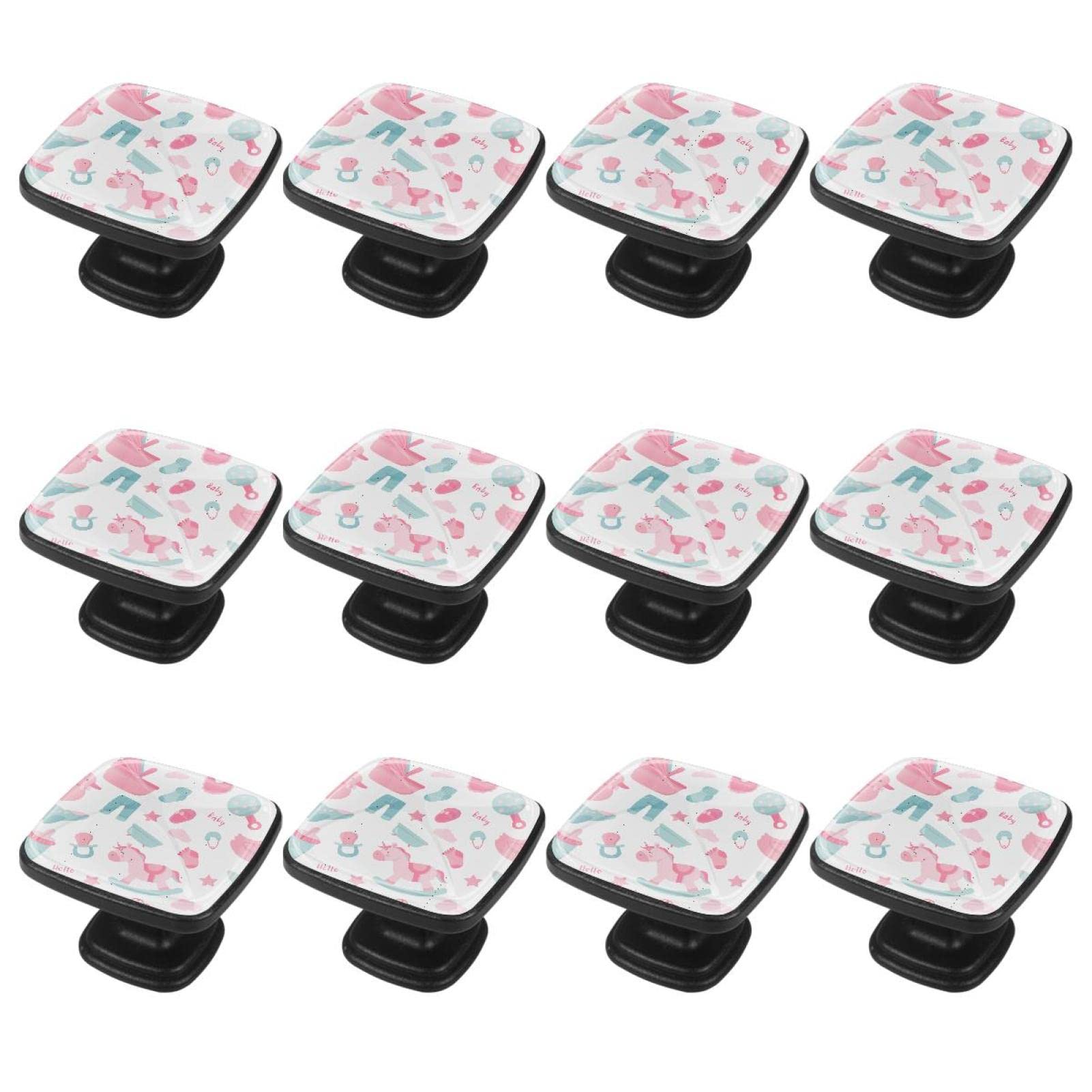 Poignées de commode de ferme en lot de 12 boutons pour armoires et tiroirs