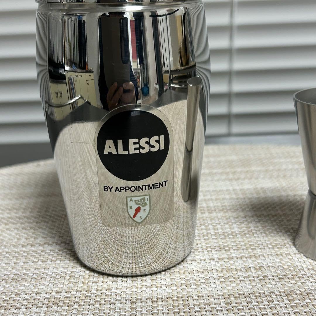 セール★新品★ALESSI★シェイカー・メジャーカップセット 新品☆ALESSI☆シェイカー・メジャーカップセット