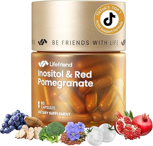 Suplemento de mio-inositol y D-Chiro inositol para mujeres con PQQ y granada para SOP, fertilidad, equilibrio hormonal y salud ovárica, proporción