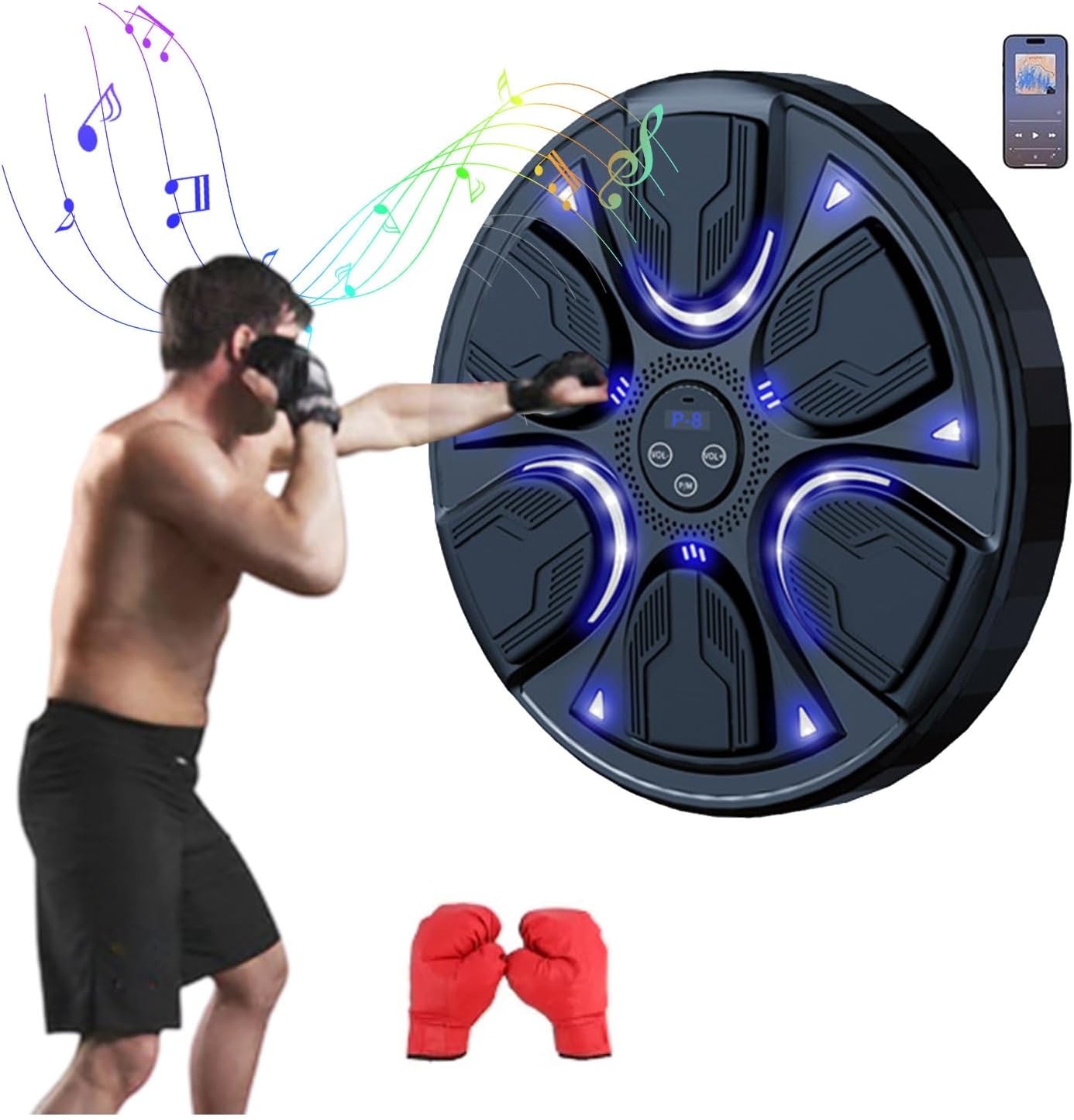 Music Boxing Machine, Wall Mounted Boxing Machine