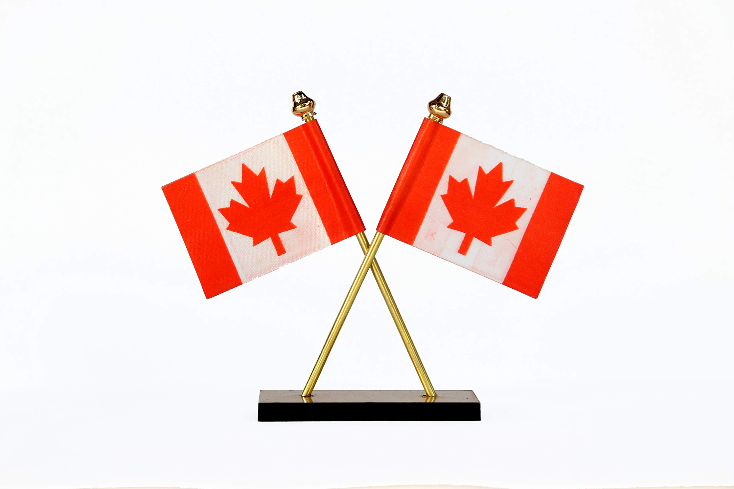 Buy Canada Crossed Design for Car Dashboard, Office Table, Study Table