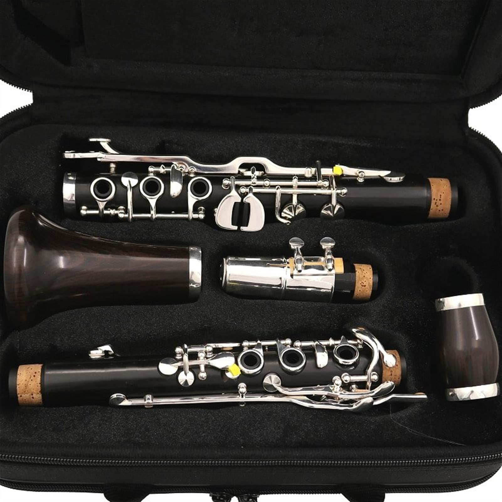 BB Tone 20 Keys Keys Ebony In Legno Clarinetto In Argento Placcatura Tasti Con Custodia