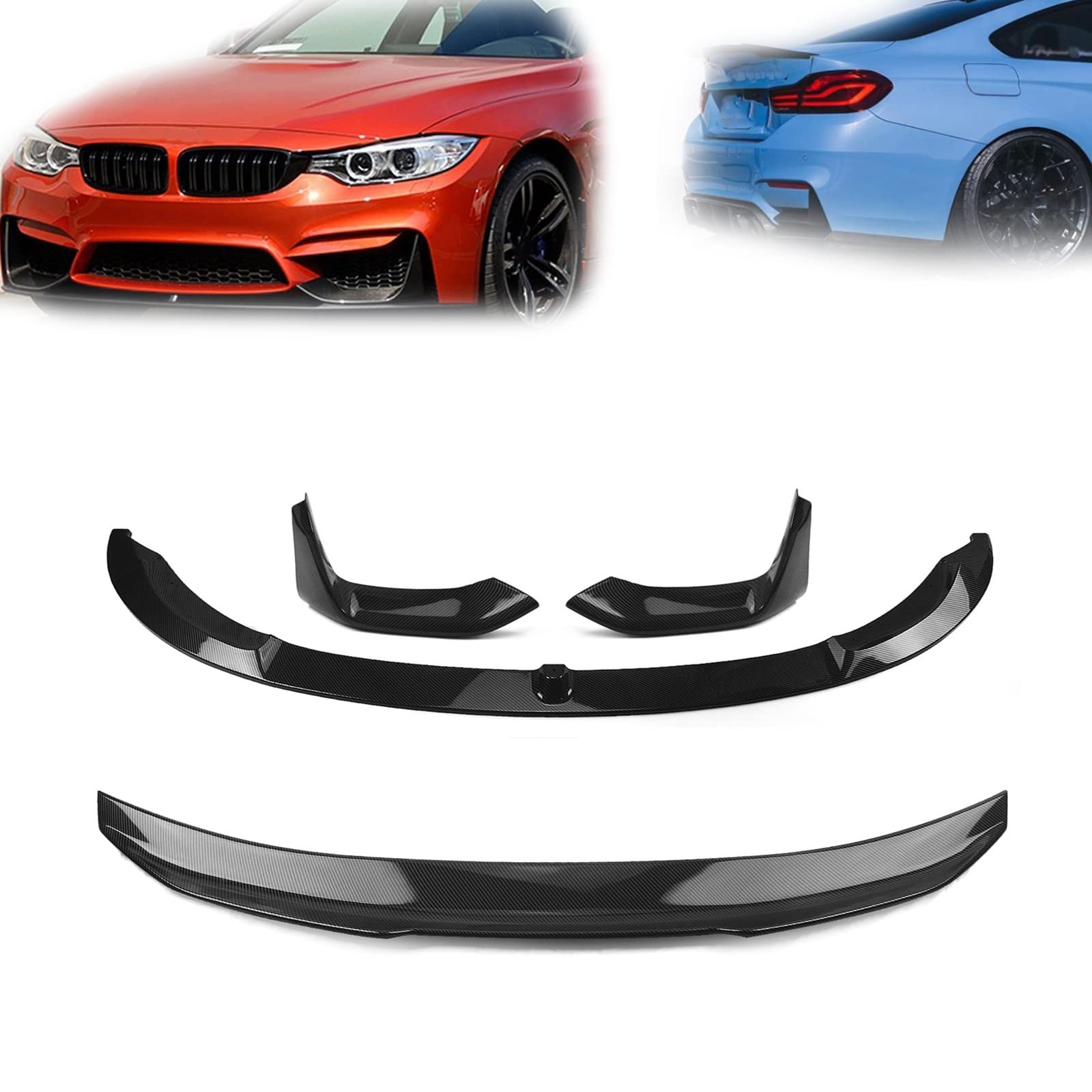 Ail de becquet de coffre arrière et lèvre avant F82 M4 : transformez le style de votre coupé