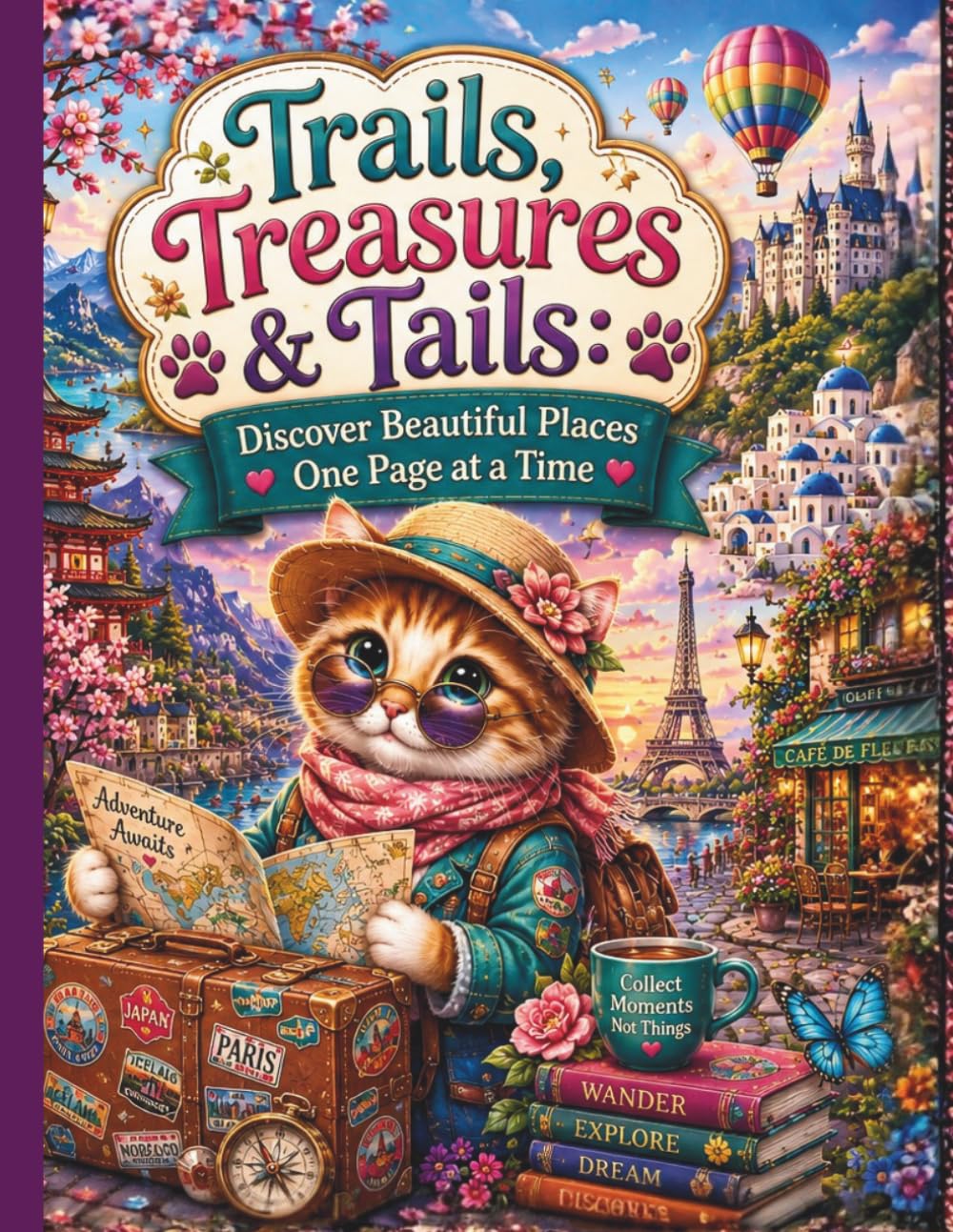 Trails, Treasures & Tails: Discover Beautiful Places One Page at a Time