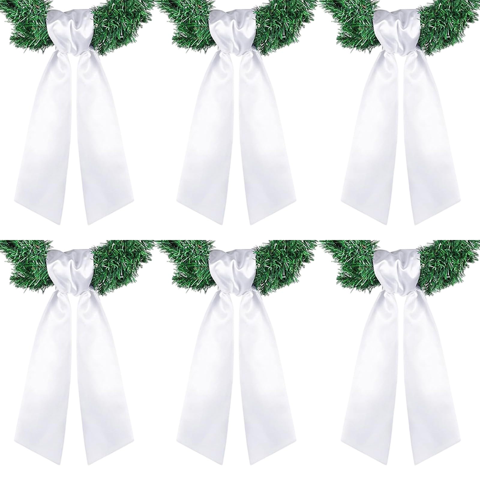 Wreath Ribbon for Front Door 122cm Long Polyester Wreath Ribbon Decoration for Front Door Christmas Wedding Decoration Seasonal Hanging