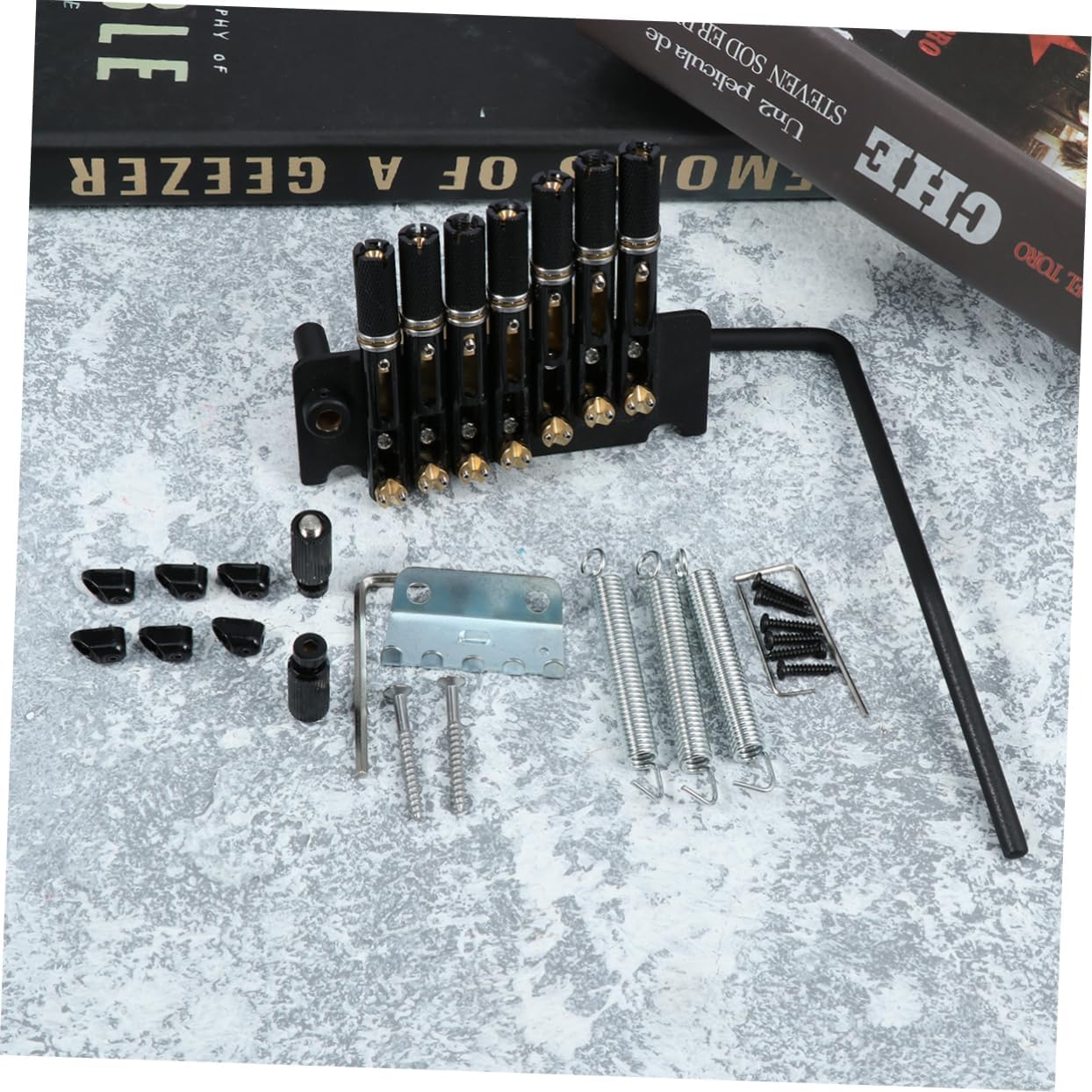 Guitar Bridge Tremolo Guitar Bridge Headless Metal Tremolo System Replacement Accessories