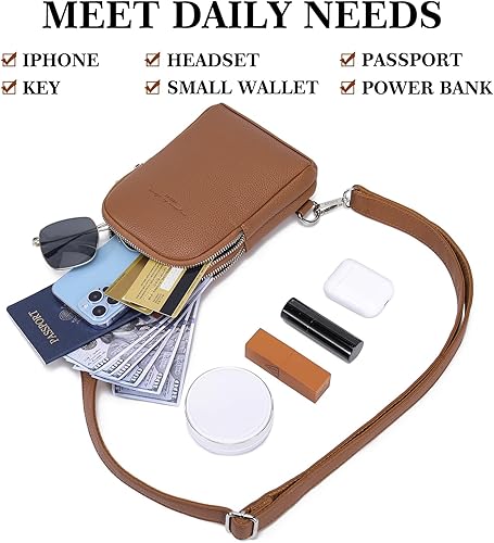 Miniatura 5 de Haytijoe Bolso bandolera pequeño para mujer, monederos de viaje antirrobo, bolsa cruzada para mujer, riñoneras