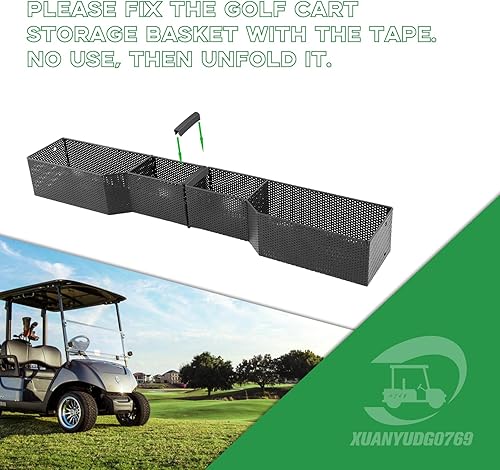 Miniatura 10 de Golf Cart Inner Front Storage Basket for EZGO TXT(1994 up) RXV ModelsClub Car PrecedentDS(2000 up)