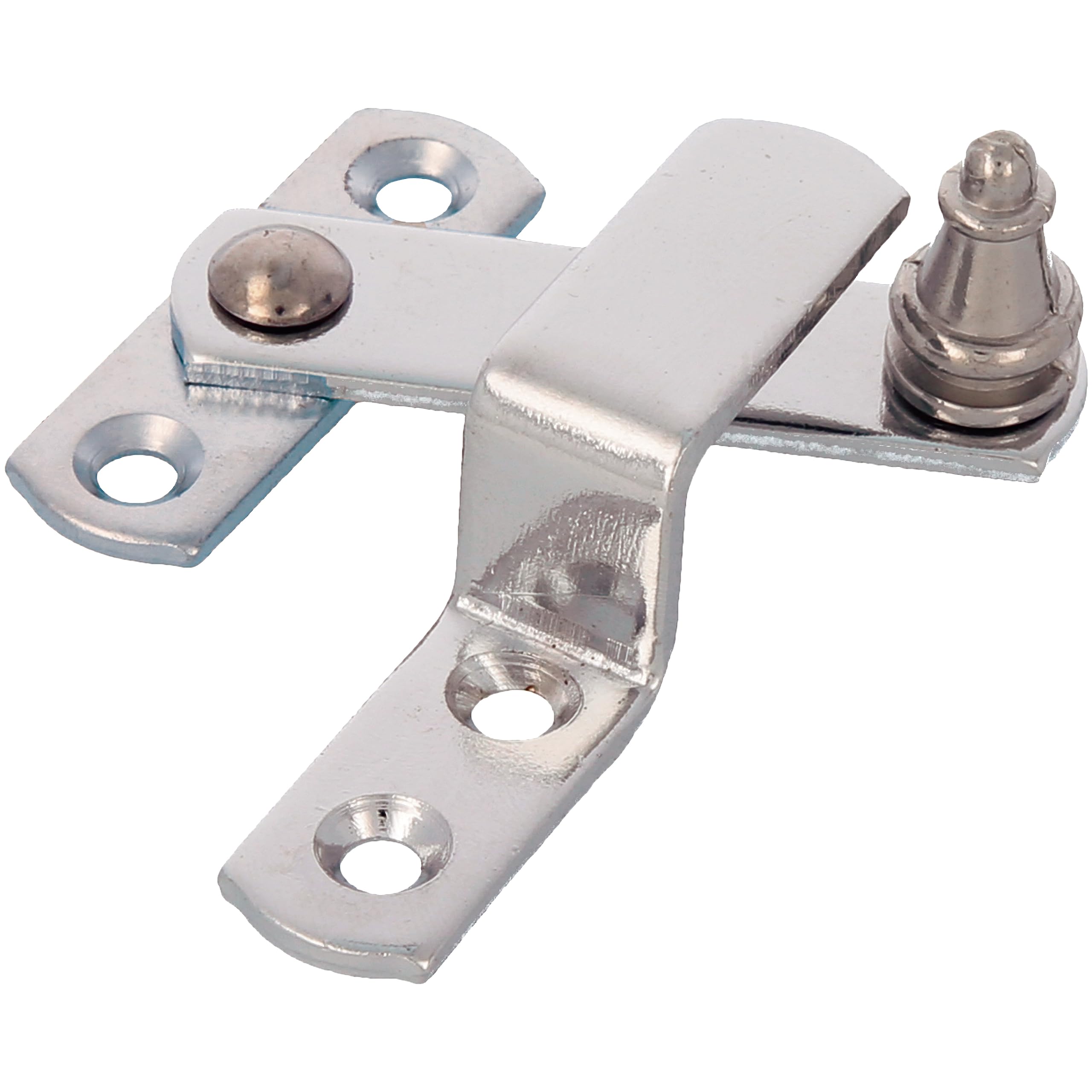 AMIG Chiusura Per Controventana In Acciaio - Nero, 11x6x1.8 Cm, Con Aletta - Foto 7