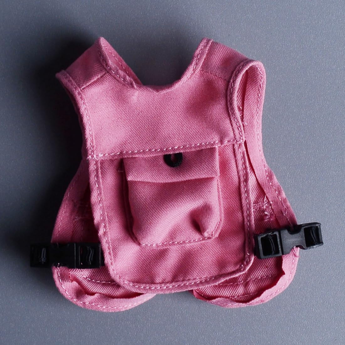 Meetoget PM005US - Overol de muñeca a escala 1/12, ropa de trabajo, chaleco para figura de acción de 6 pulgadas, color rosa