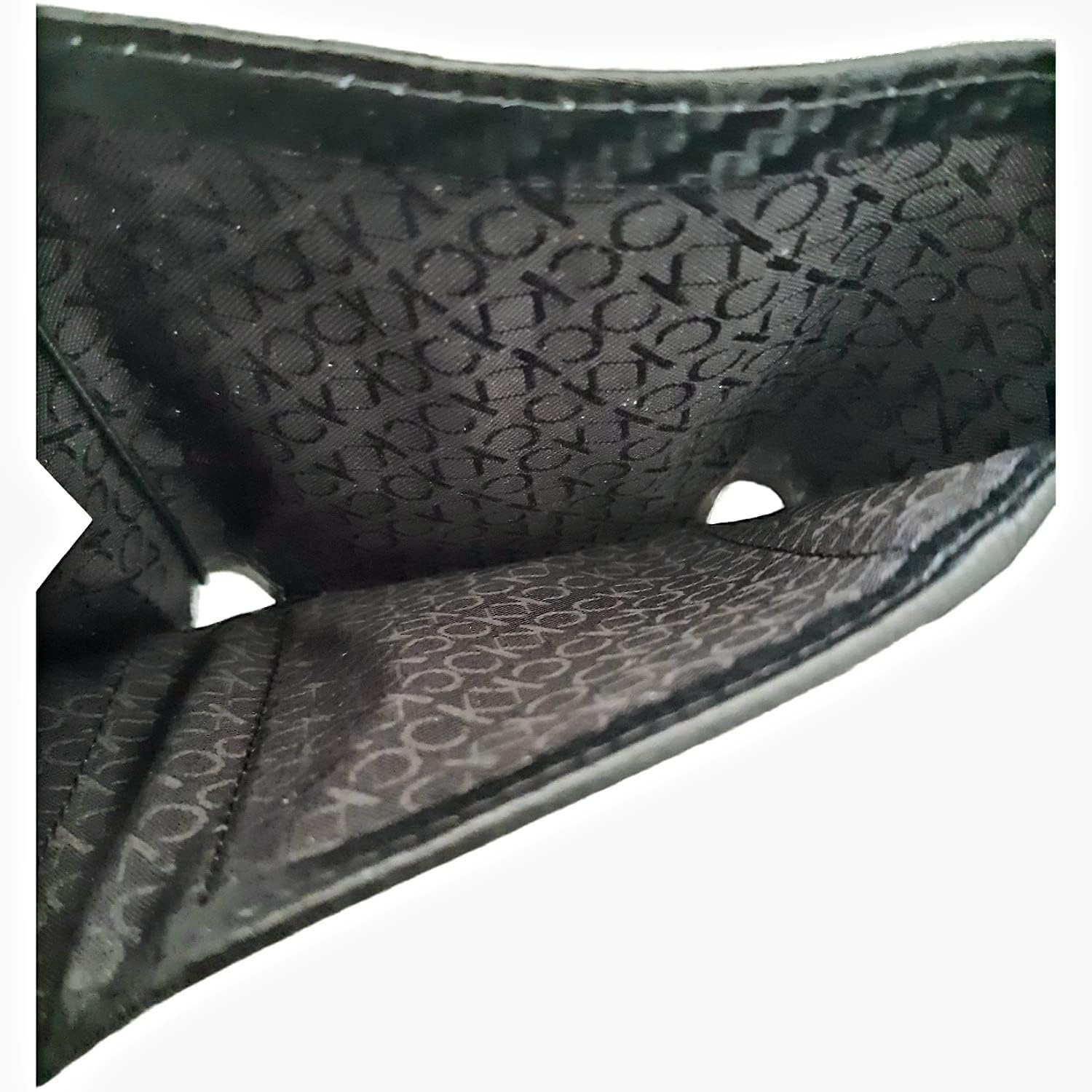 Calvin Klein Men's Compact Genuine Leather Wallet with RFID Protection, Black, Compact, Classic - Image 3