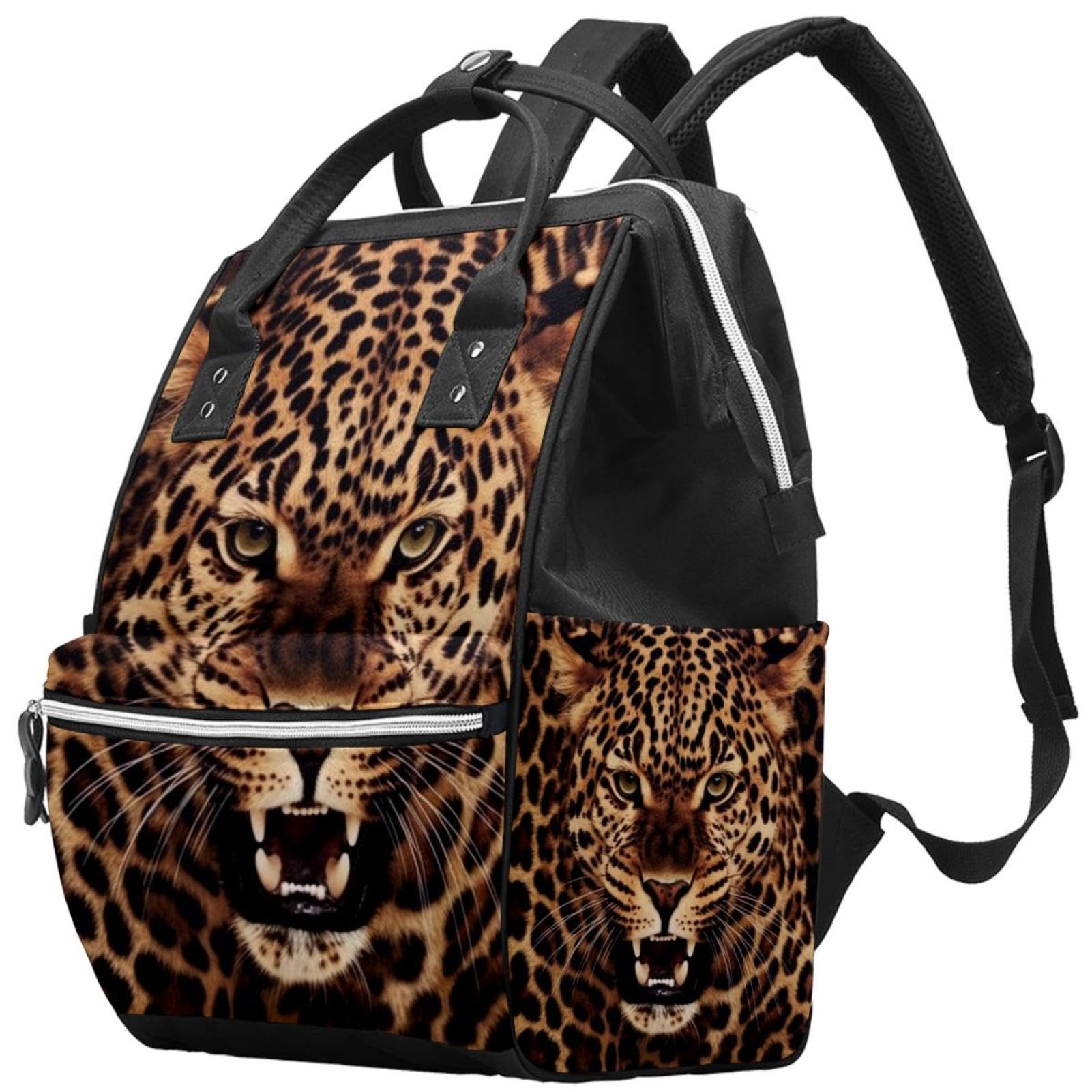 Sac à dos léopard marron chic et élégant pour le voyage - 6