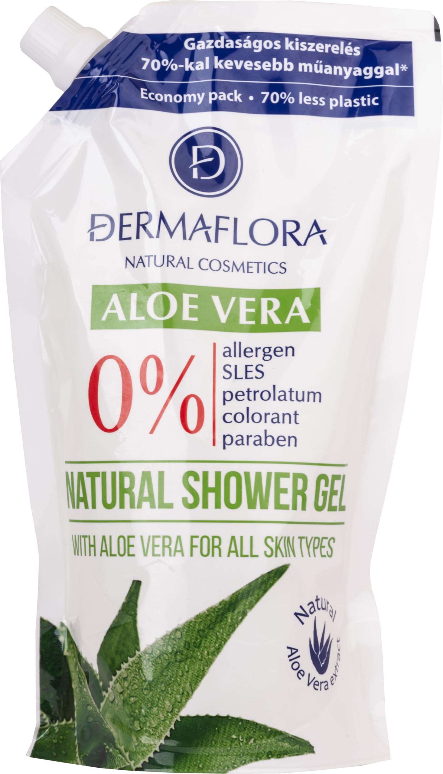 Dermaflora Aloe Vera Shower Gel Refill - 500ml