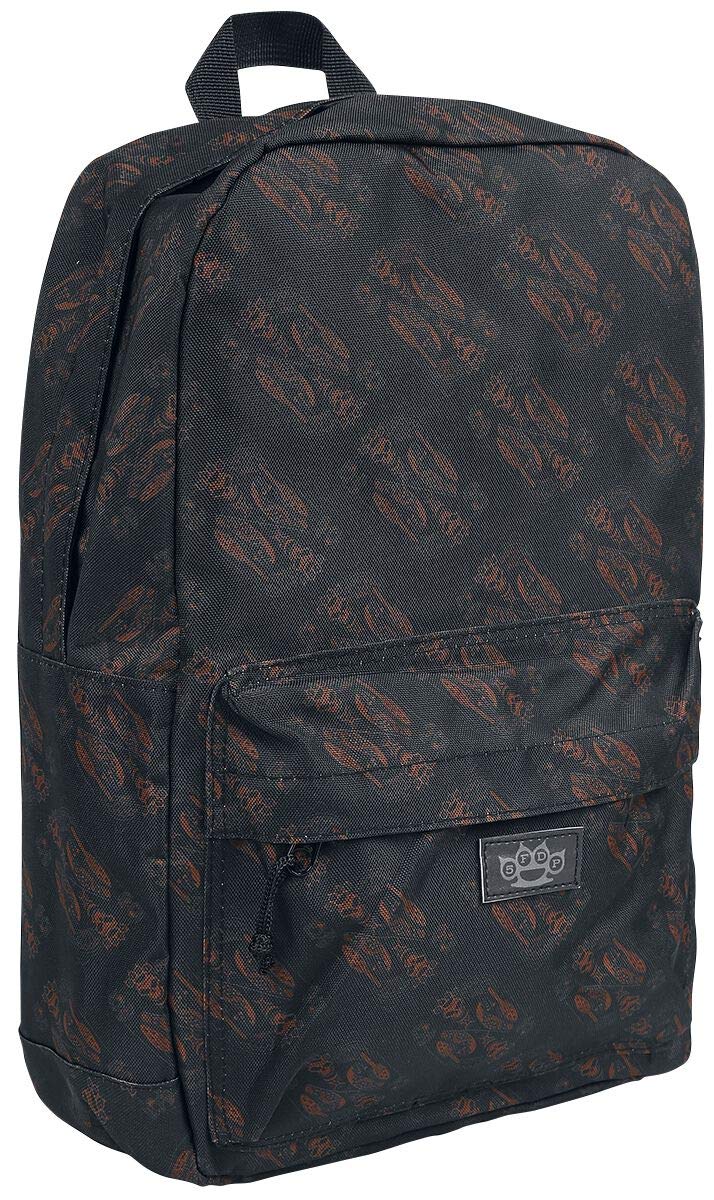 RocksaxFive Finger Death Punch Cards Unisex Backpack Black, 100% Polyester, 43cm x 30cm x 15cm – Officially Licensed Merchandise, Black, 457 x 384 x 87 mm, Casual