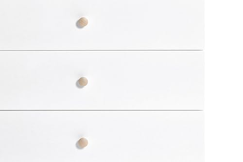 Miniatura 5 de Babyletto Gelato Knob Set Black, Cool Mint, Navy Blue, Petal Pink, Spring Yellow, Washed Natural, White