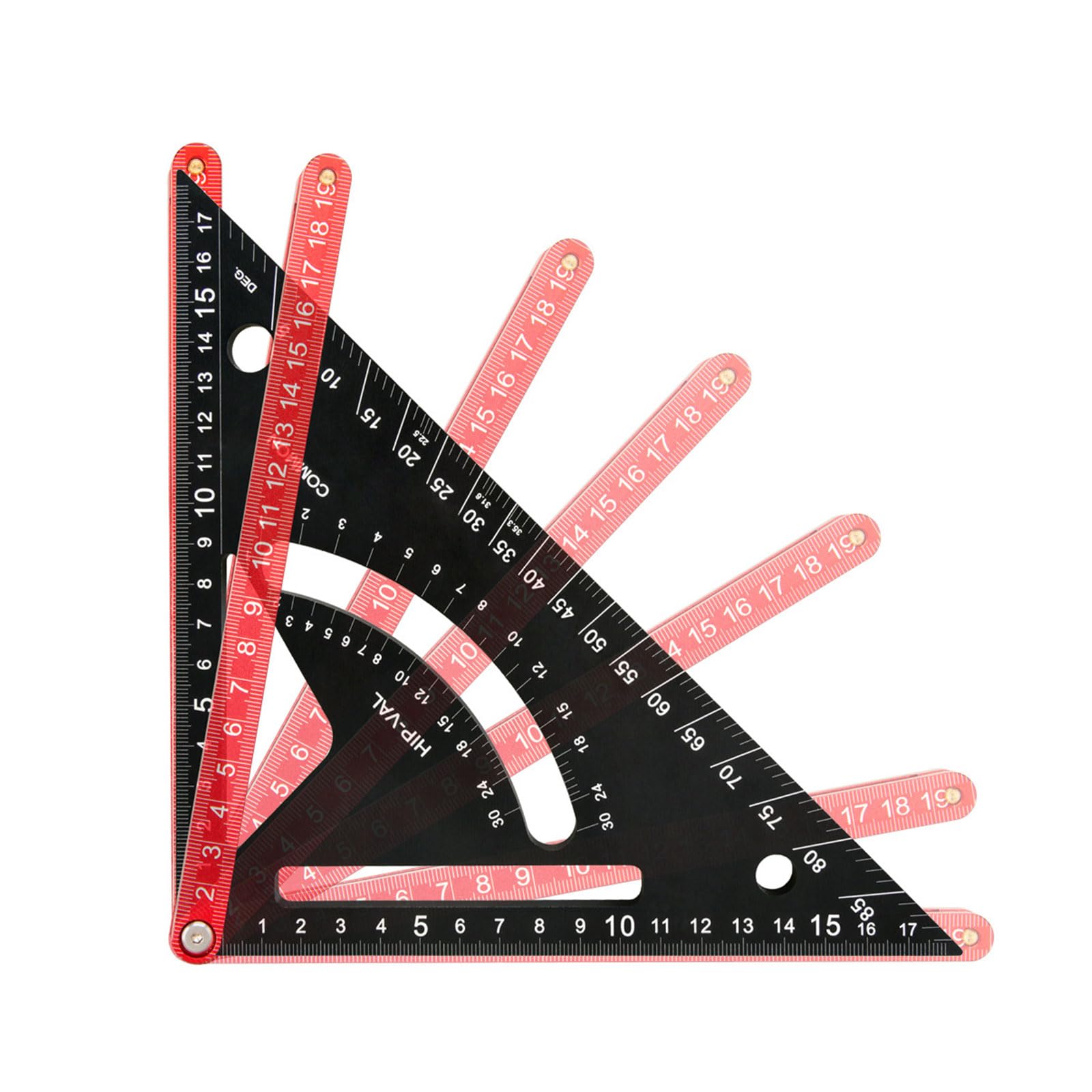 Squadra da carpentiere da 17,8 cm, strumento di layout per travi quadrati