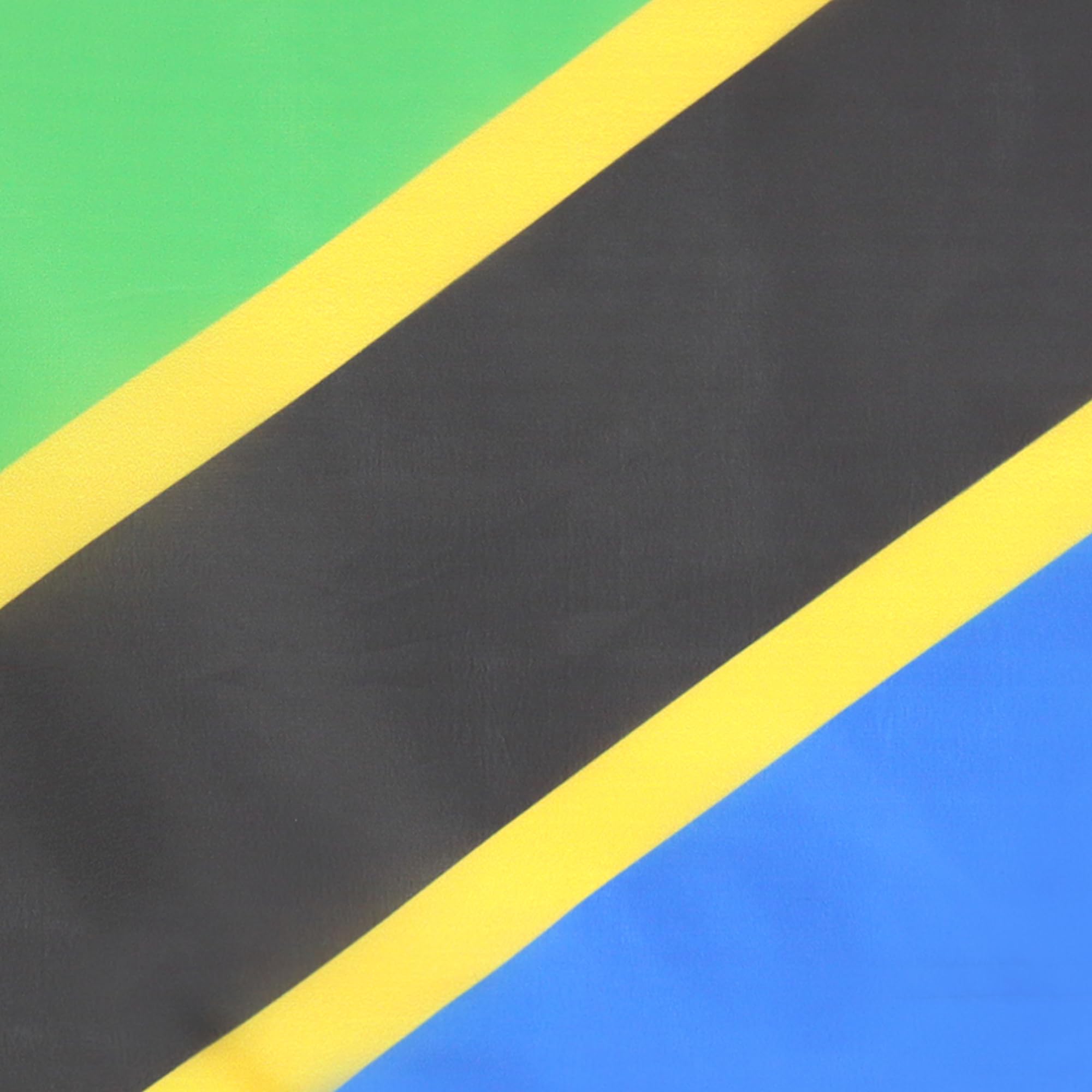 AZ FLAG, Tanzania Flag, 18'' x 12'', 100% Polyester Tanzanian Small Banner with Two Cords, Fade Resistant, Vivid Colors - Image 3