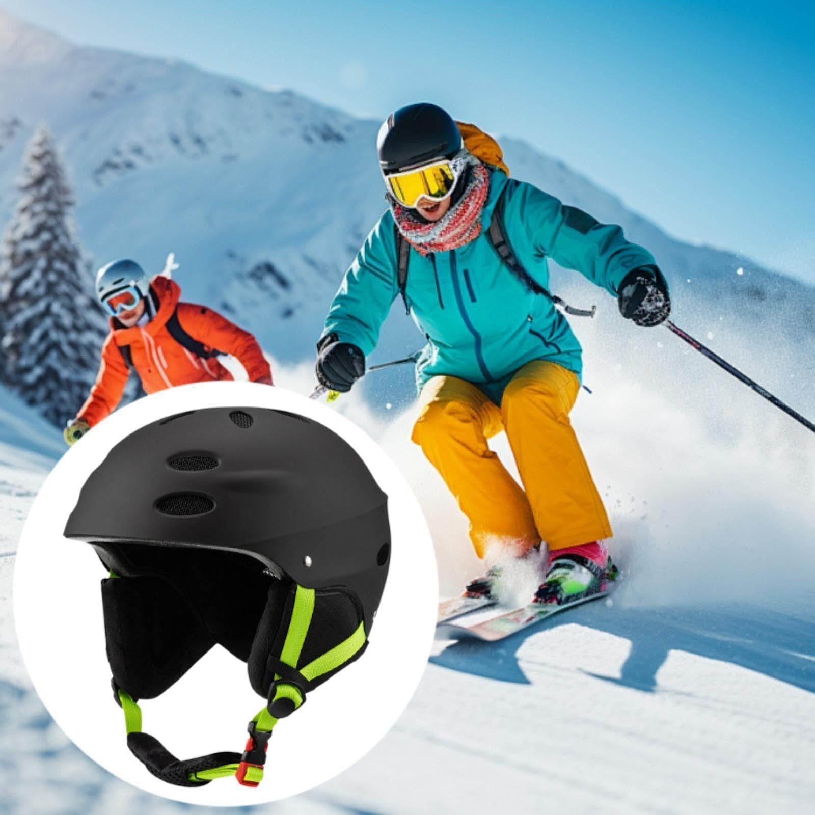 LOVIVER Skihelm für Erwachsene, Kopfschutz für Snowboard und Radfahren, atmungsaktiv und warm, mit abnehmbarem Futter, geeignet für Männer und Frauen