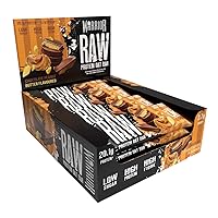 Warrior Raw Barretta Proteica 12 x 75 g – Barrette Proteiche ai Fiocchi d'Avena