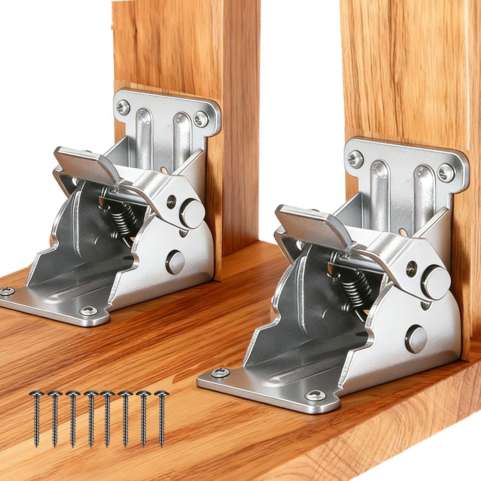 Folding Brackets - 500lb Heavy Duty Hinges -7