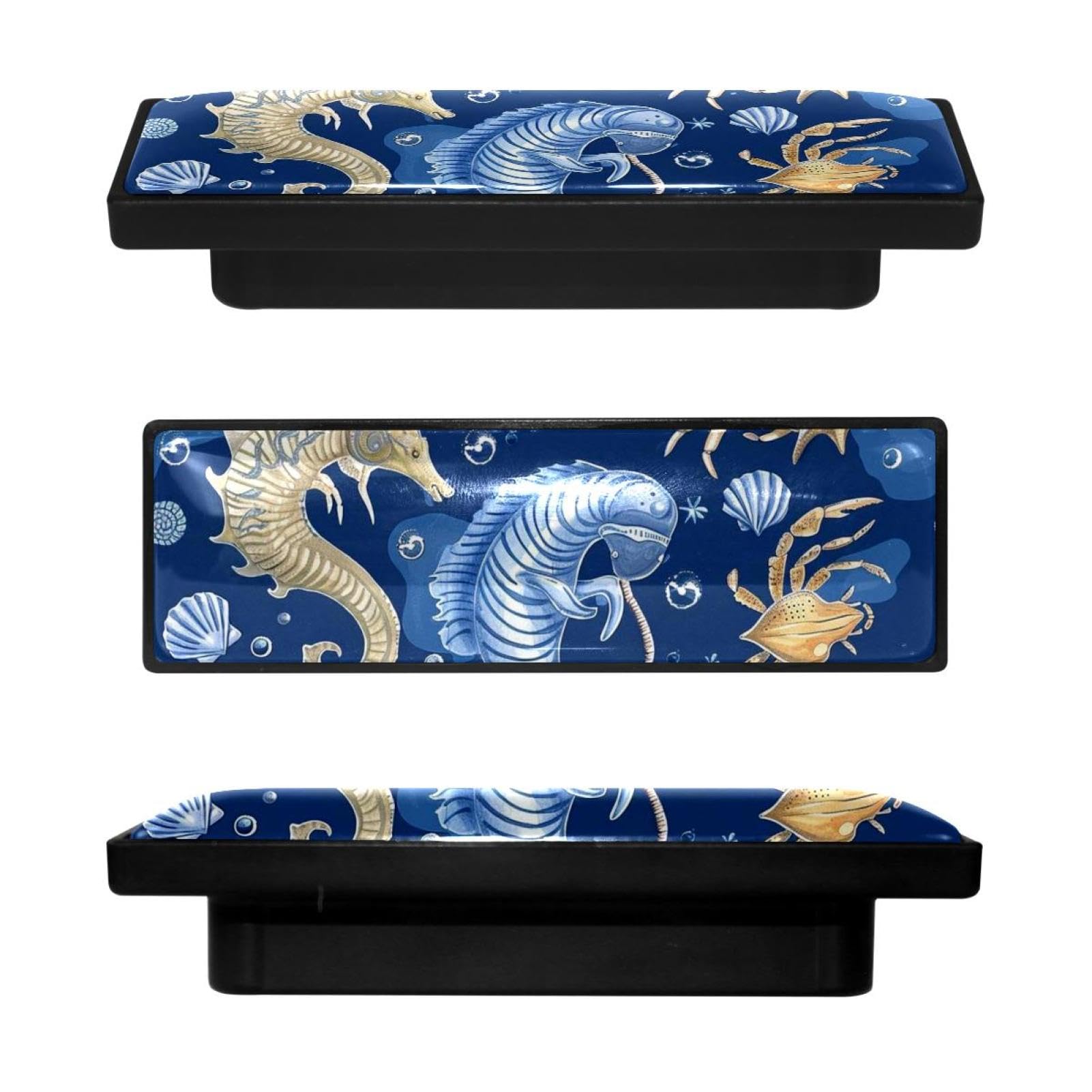 Boutons de placard rectangulaires ocean pour meubles sans charme