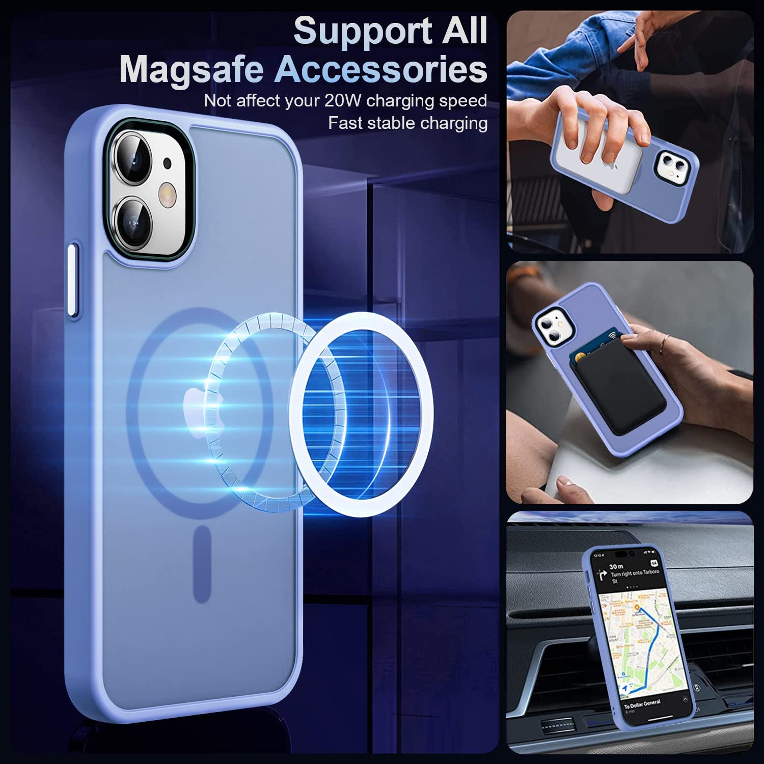 Amazon.com: MOCCA Strong Magnetic for iPhone 12 Case/iPhone 12 Pro