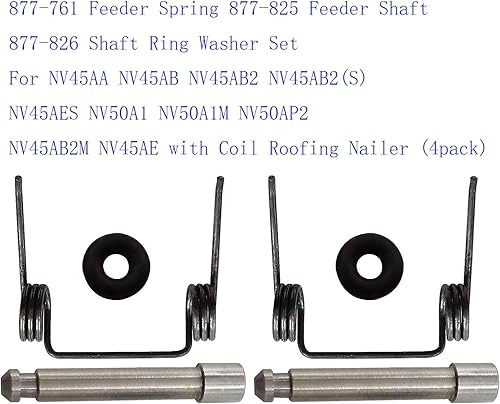 Miniatura 2 de 877-761 Muelle de alimentación 877-825 Eje de alimentación 877-826 Anillo de eje Arandela Set para NV45AA NV45AB NV45AB2 NV45AB2 NV45AB2 (S) NV45AES