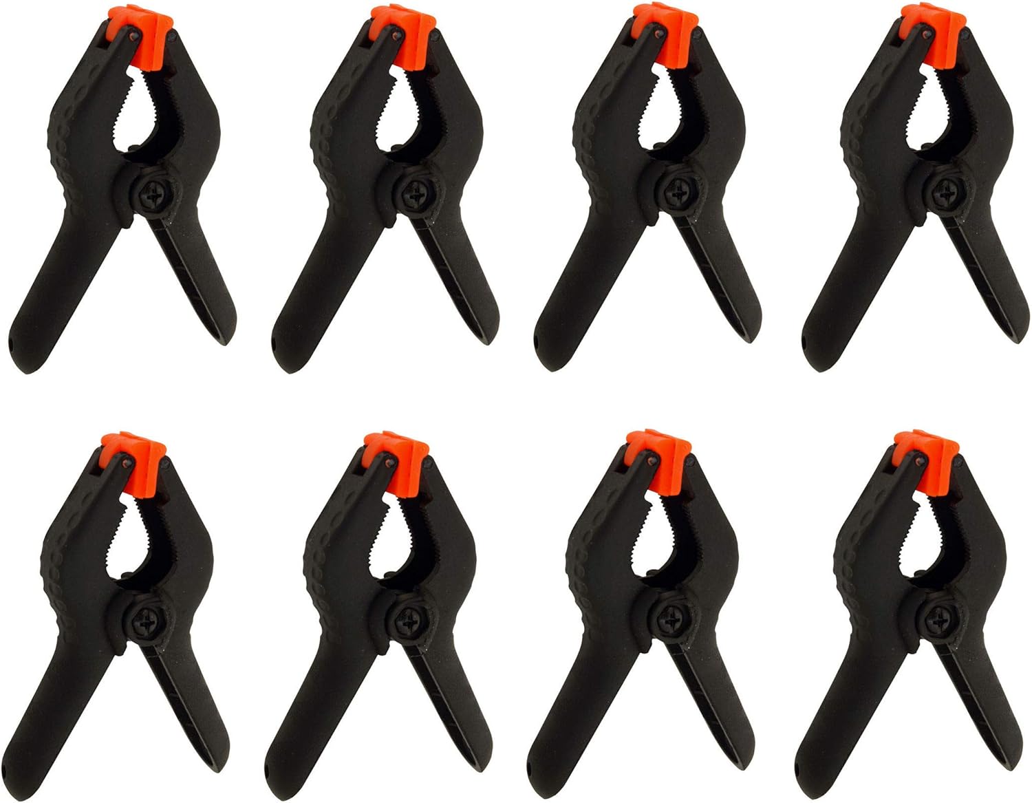 Plastic Glue Clamps Black Set of 8 Size 11 cm Glue Clamp Spring