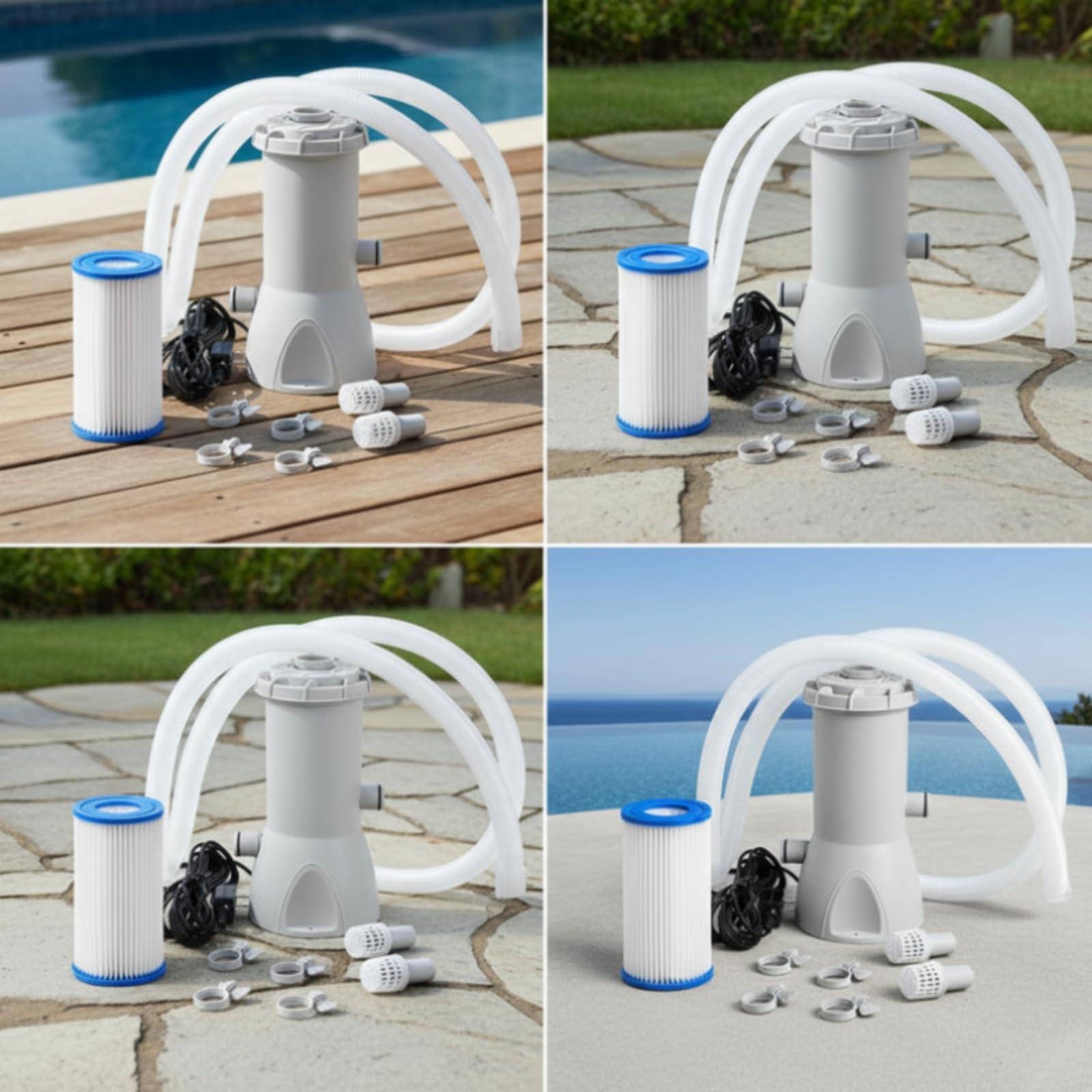 Effektiv Schwimmbadfilterpumpe
