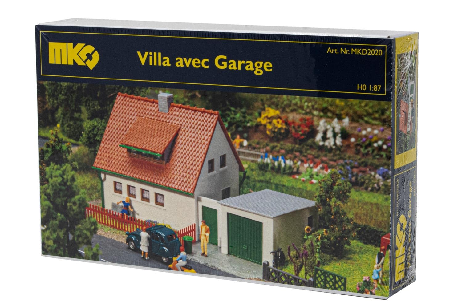 Maison européenne moderne avec garage - Kit