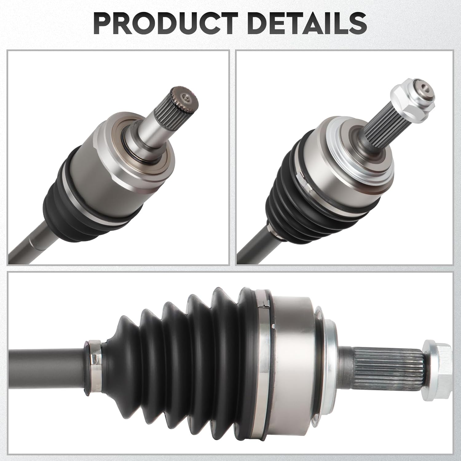 NEW Front Left CV Axle Shaft Assembly fits for Honda Element 2003-2011 L4 2.4L (for DX/EX/LX/SC Models Only), FWD&4WD, for 66-4213