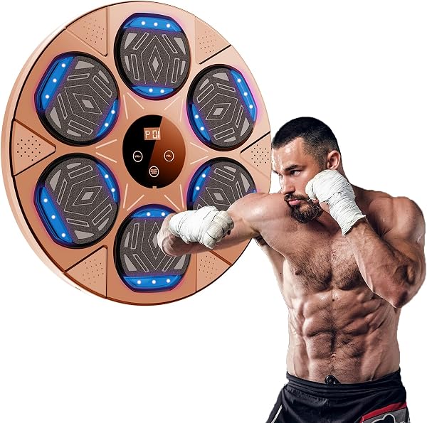 Music Boxing Trainer - Upgraded Smart Trainer with Gloves for Adults, Perfect for Home, Office & Gym - 1