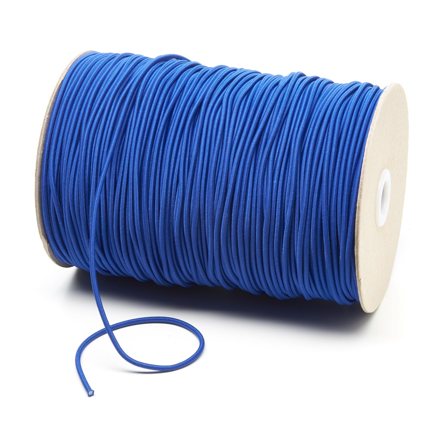 2mm Thin Fine Round Elastic Cord for Sewing DIY, Arts & Crafts, Beading, Haberdashery & Clothing Accessory Premium Quality Made in UK (Royal Blue, 250 Metres on a Roll)